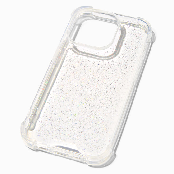 Clear Glitter Protective Phone Case - Fits iPhone&reg; 14 Pro,
