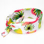 Neon Tropical Fruit Bandana Headwrap,