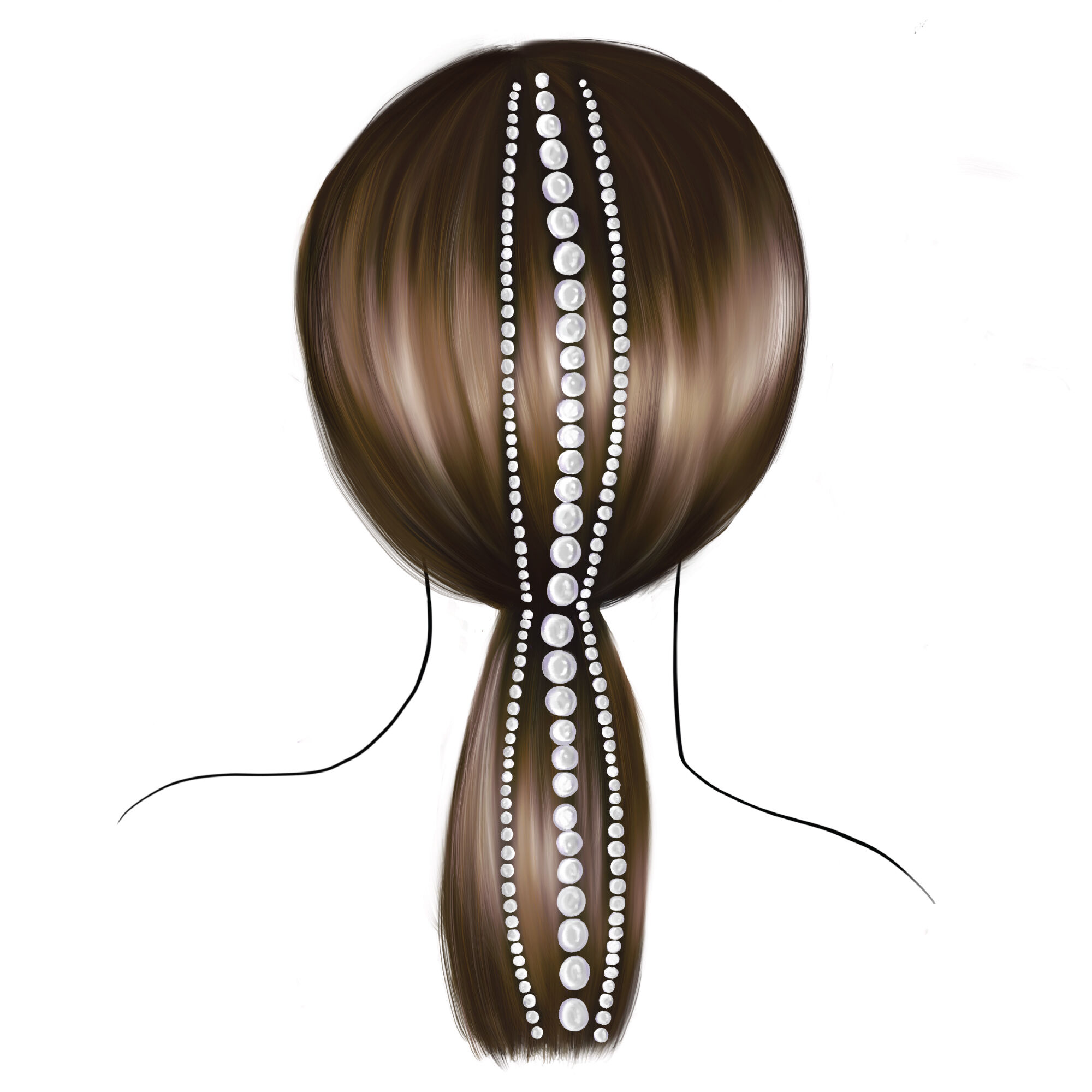 Pearl Ponytail Hair Tools Kit Icing Us