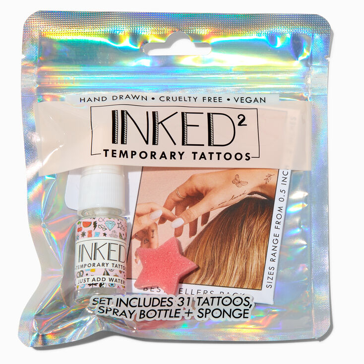 INKED by Dani Temporary Tattoo Party Kit,