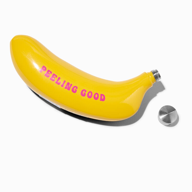 &#39;Peeling Good&#39; Banana Shaped Flask,