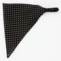 Black &amp; White Polka Dot Head Scarf,