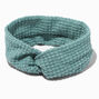 Sage Green Sweater Knit Twisted Headwrap,