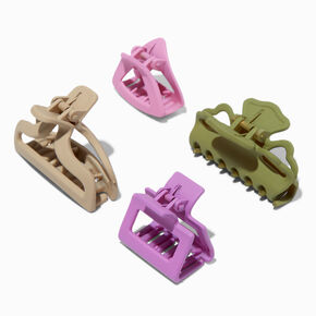 Vintage Colors Mixed Hair Claws &#40;4 Pack&#41;,