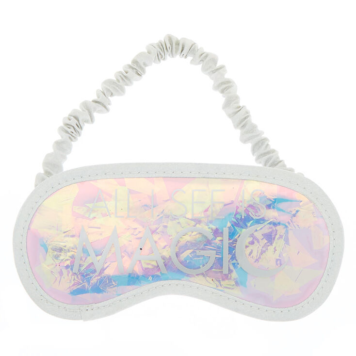 Holographic All I See Is Magic Sleeping Mask - Silver,