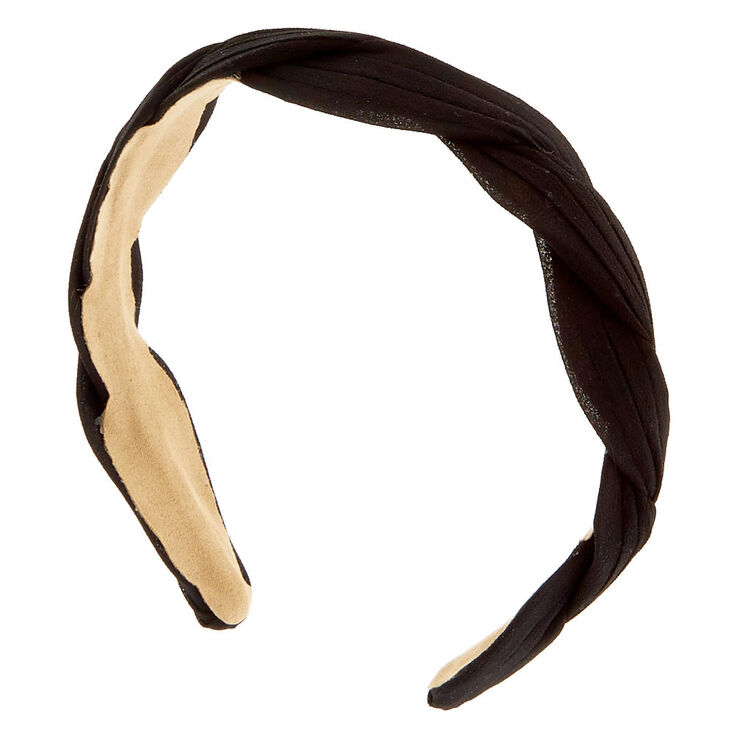 Kara Twist Black Headband,