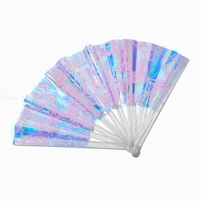 Holographic Butterfly Personal Folding Fan,