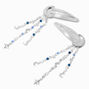 Silver Celestial Dangle Snap Hair Clips - 2 Pack,