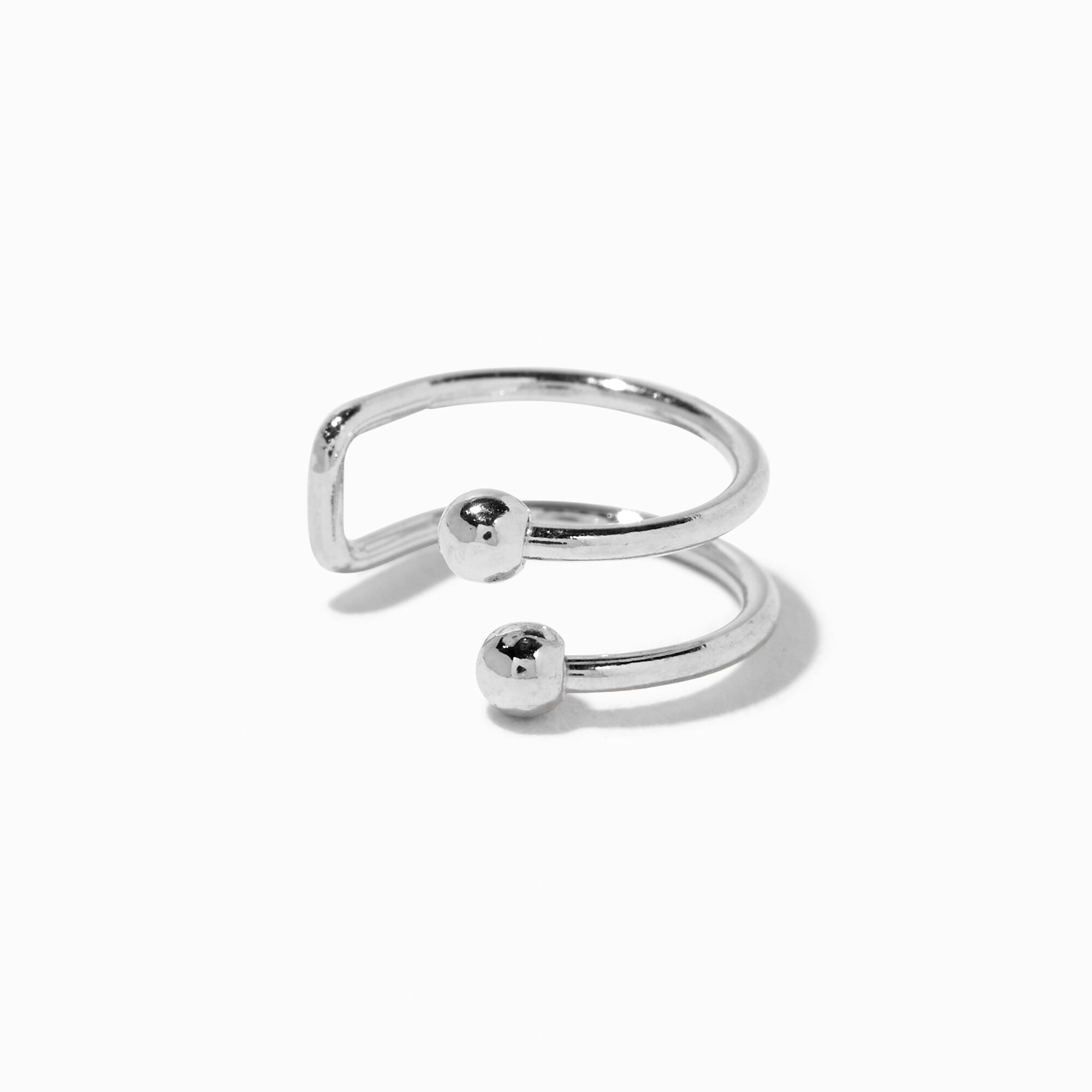 Double faux hoop nose ring top