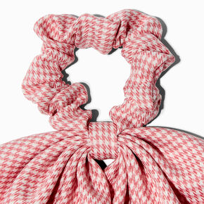 Mean Girls&trade; x ICING Pink Houndstooth Long Tail Scrunchie Scarf,