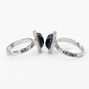 Silver Best Friends Heart Mood Rings - 2 Pack,