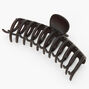 Large Matte Black Hair Claw,