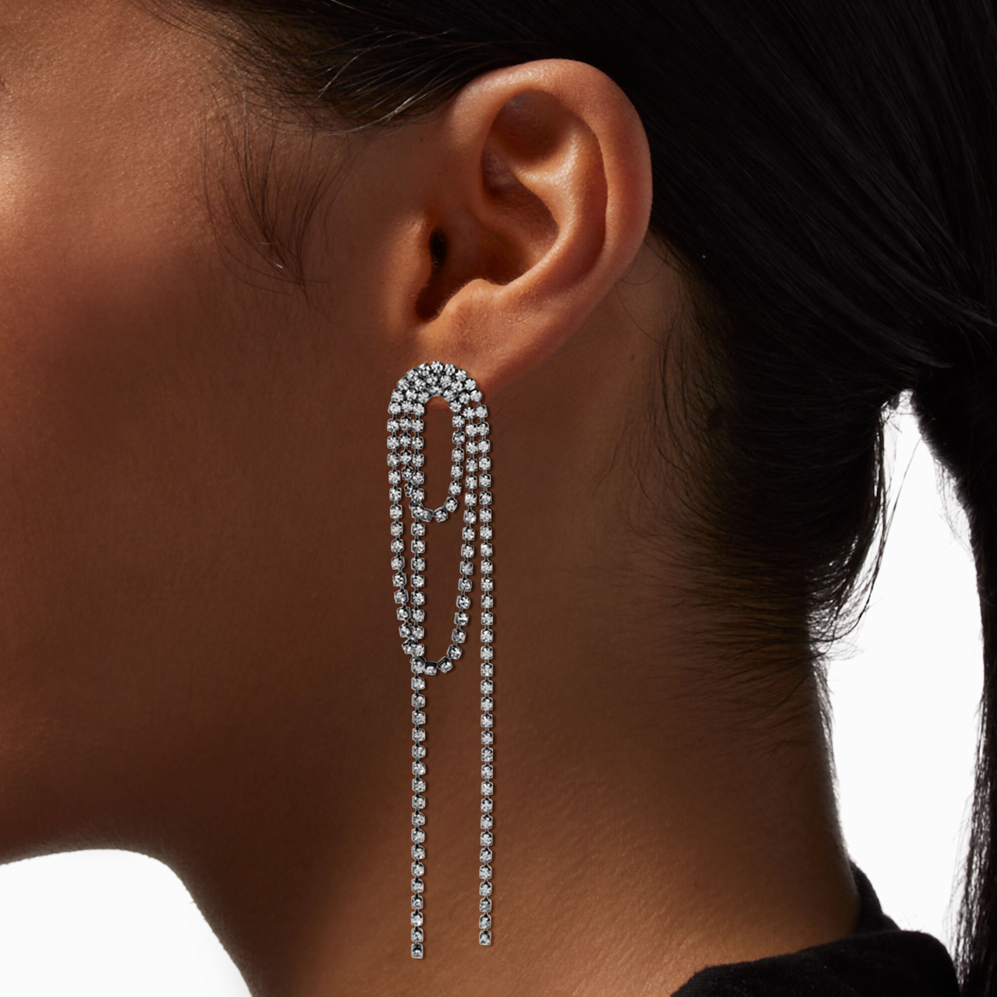 Hematite drop earrings cheap