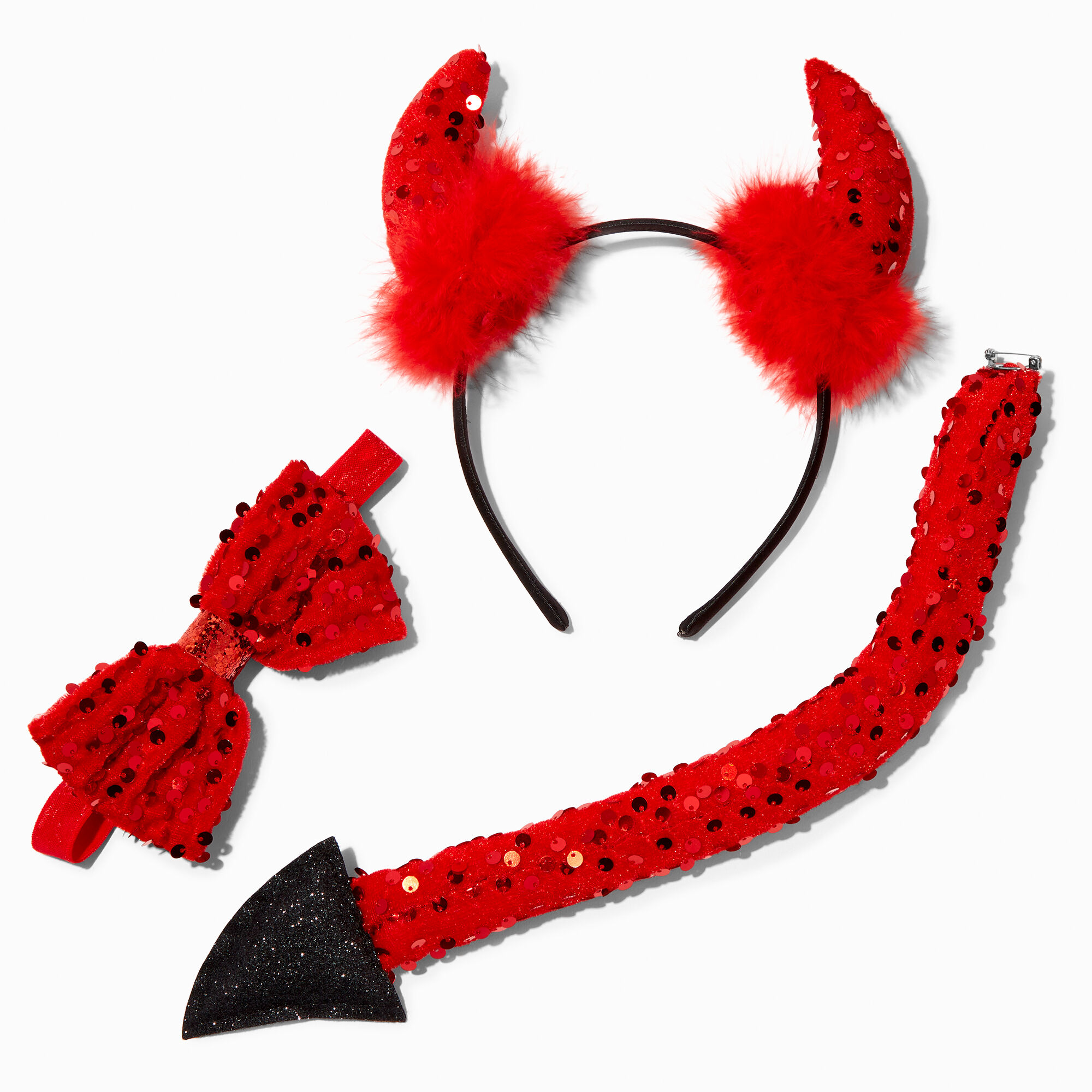 Sequin Red Devil Costume Accessories - 3 Icing US