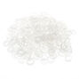 No More Snag Mini Hair Ties - Clear, 1000 Pack,