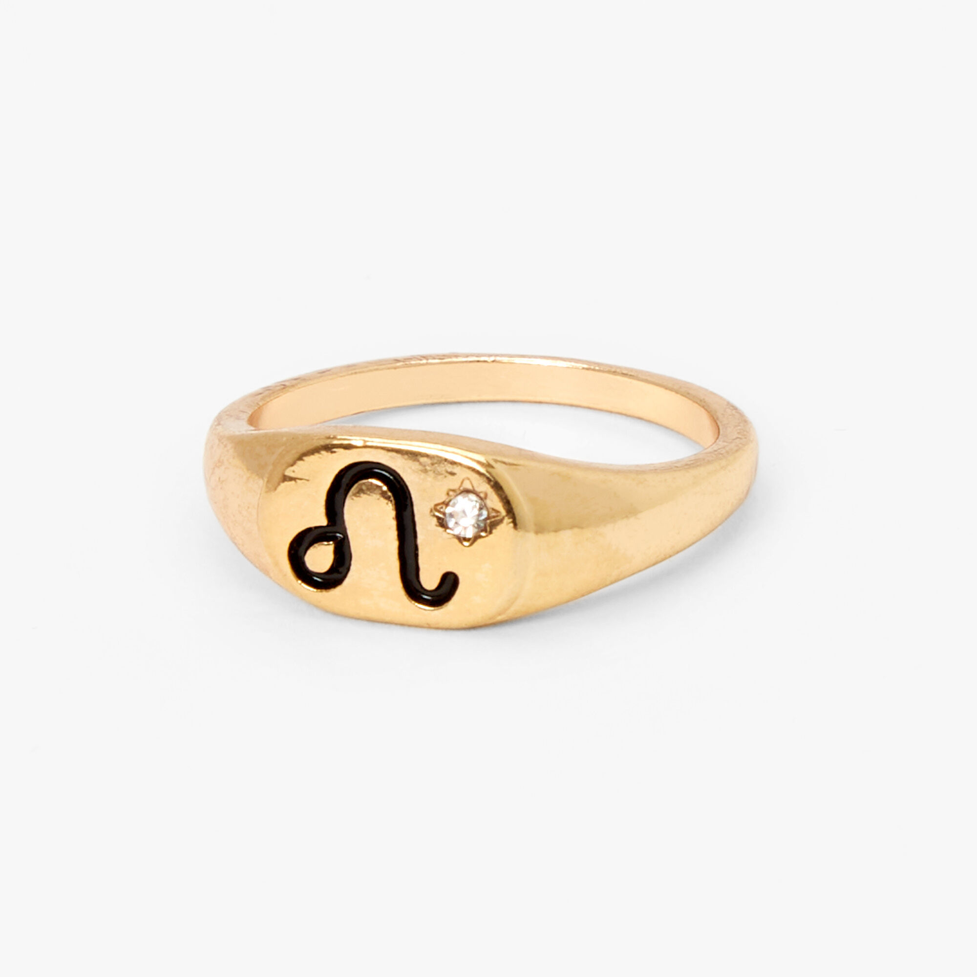 Leo outlet signet ring