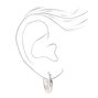 Silver 20MM Spiral Hoop Earrings,