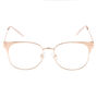 Rose Gold Retro Clear Lens Frames,