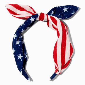 Stars &amp; Stripes Knotted Bow Headband,