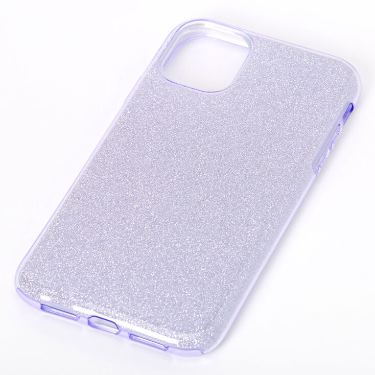 Purple Glitter Protective Phone Case - Fits iPhone&reg; 11,