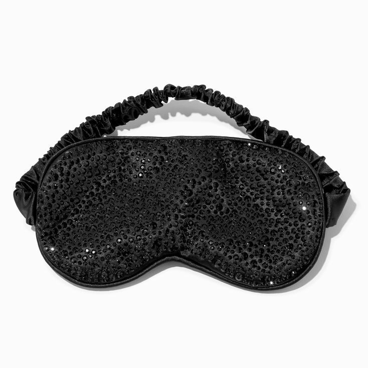 Black Mega Bling Sleeping Mask,