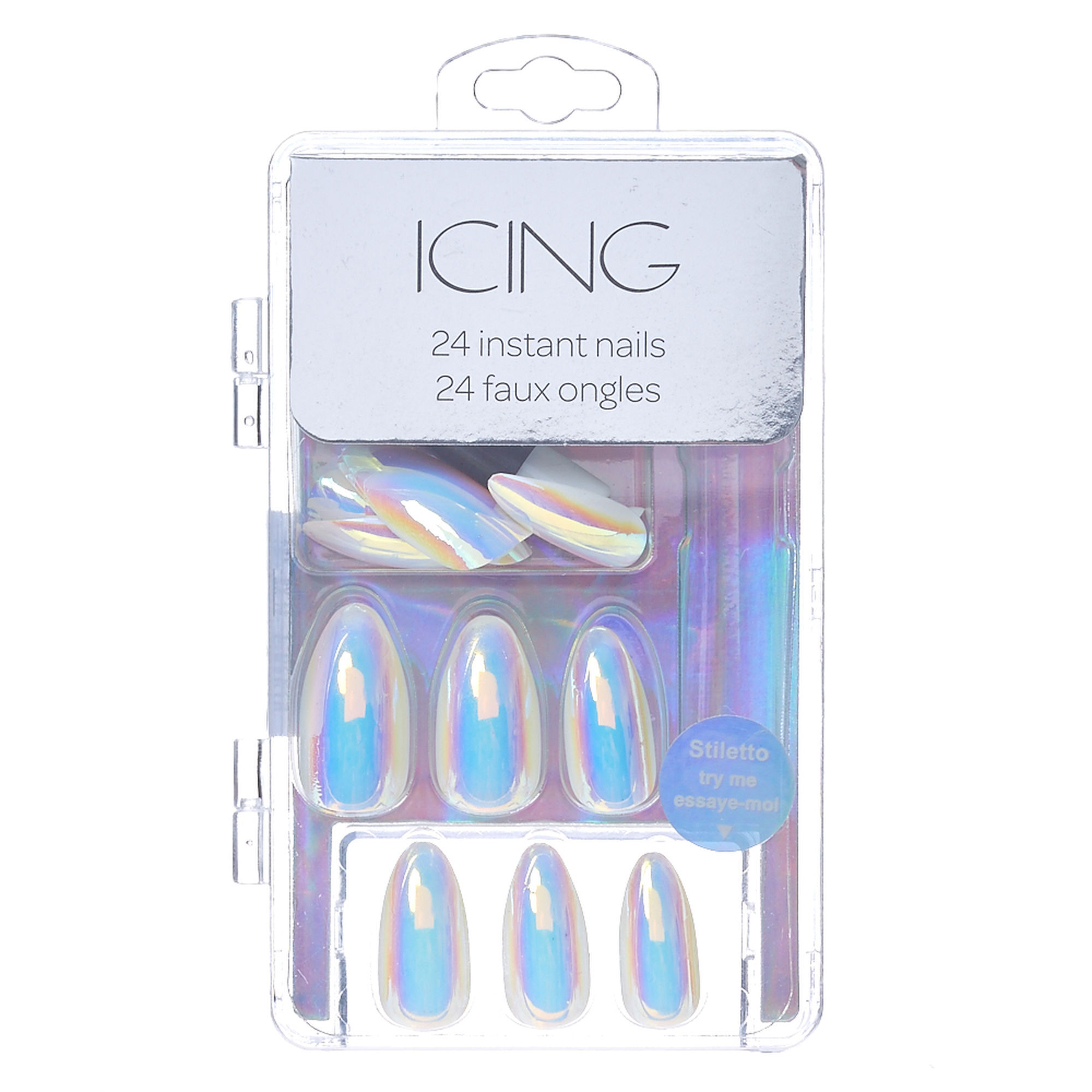 Iridescent Instant Nails | Icing US
