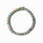Icing Select 18k Gold Plated Turquoise Heart Bracelet,
