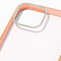 Embellished Clear/Blush Pink Phone Case - Fits iPhone&reg; 12 Pro,