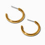 Icing Select 18k Yellow Gold Plated 20MM Post Back Hoop Earrings,