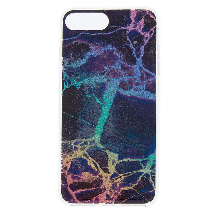 Midnight Cracked Marble Phone Case - Fits iPhone 6/7/8 Plus,