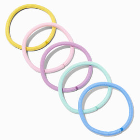 Pastel Lurex Hair Ties - 12 Pack,