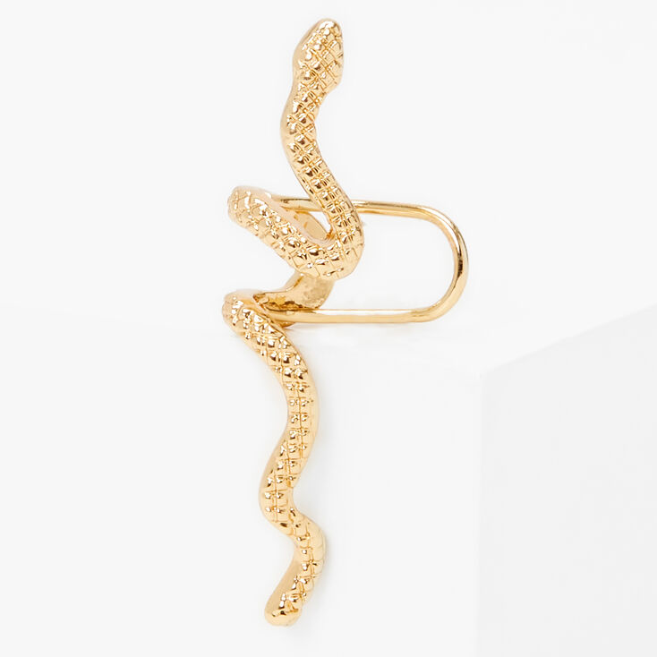 Gold Snake Ear Cuff,
