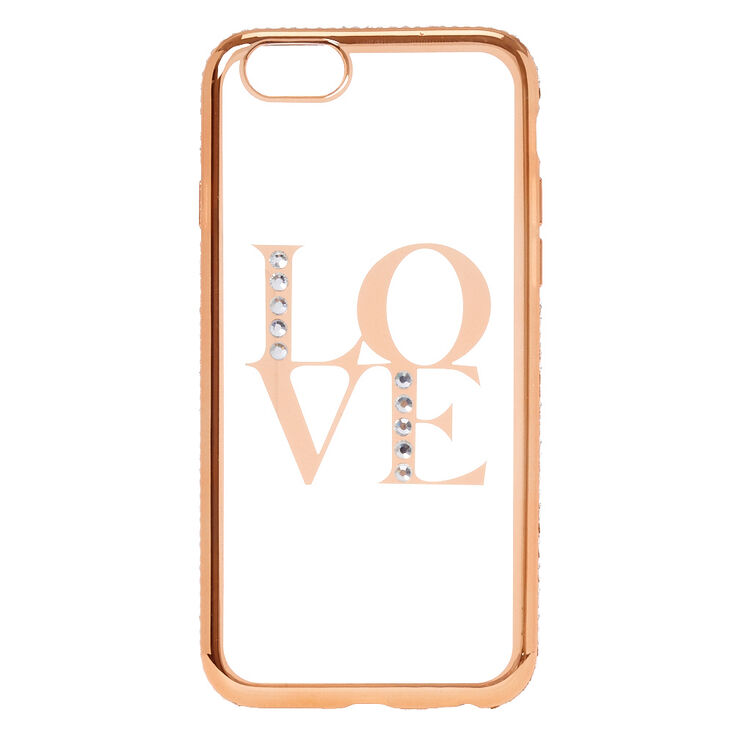 Gold Love Phone Case - Fits iPhone 5/5S/SE,