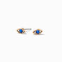 Gold-tone Evil Eye Stud Earrings,