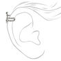 Silver Embellished Snake Ear Cuff,