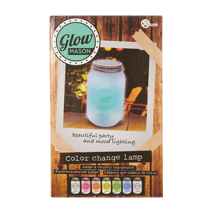 Glow Mason Color Changing Lamp,