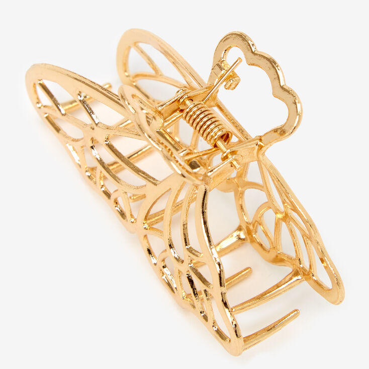 Gold Butterfly Hair Claw,