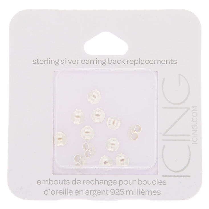 Sterling Silver Earring Back Replacements,