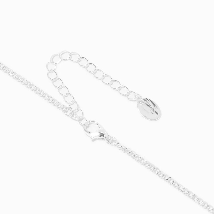 Pink Horseshoe Heart Pendant Necklace,