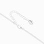Pink Horseshoe Heart Pendant Necklace,