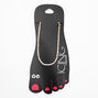 Rose Gold Rhinestone Anklet,