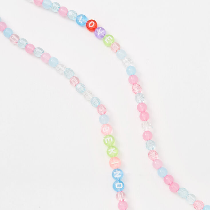 Light Pastel Faux Hair Beads - 2 Pack,