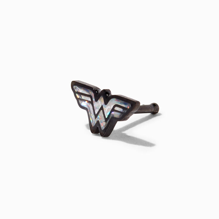 Wonder Woman&reg; Iridescent Logo 20G Nose Stud,
