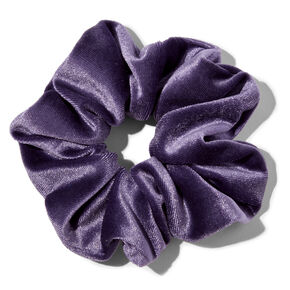 Medium Velvet Hair Scrunchie - Lavender,