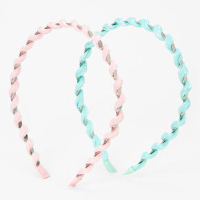 Twist Wrap Metal Headbands - 2 Pack,