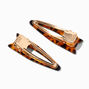 Tortoiseshell Cat Hair Clips - 2 Pack,