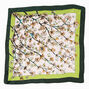 Green Silky Butterfly Headwrap,