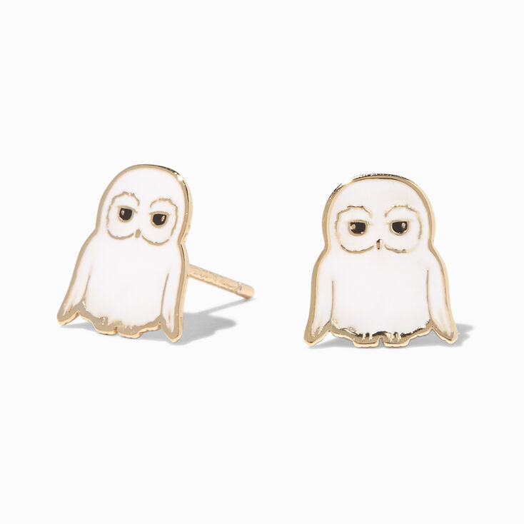 Sterling Silver Harry Potter&trade; Hedwig Stud Earrings,