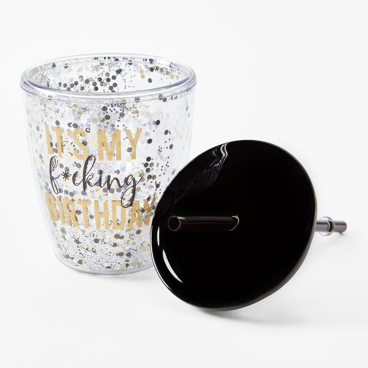 It&#39;s My F*cking Birthday Sequin Tumbler,