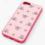 Pink Heart And Stars Phone Case - Fits iPhone 6/7/8/SE,